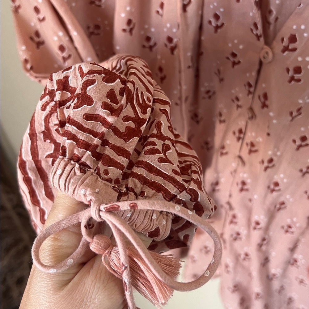 Cleobella mauve rue peasant blouse - Picture 6 of 9
